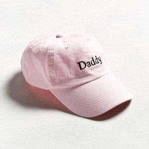 Urban Outfitters Pink Daddy Baseball Cap